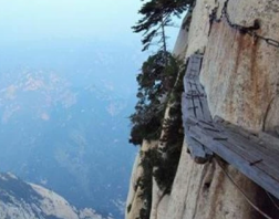 ngk緊線器參與華山棧道線路檢修工作